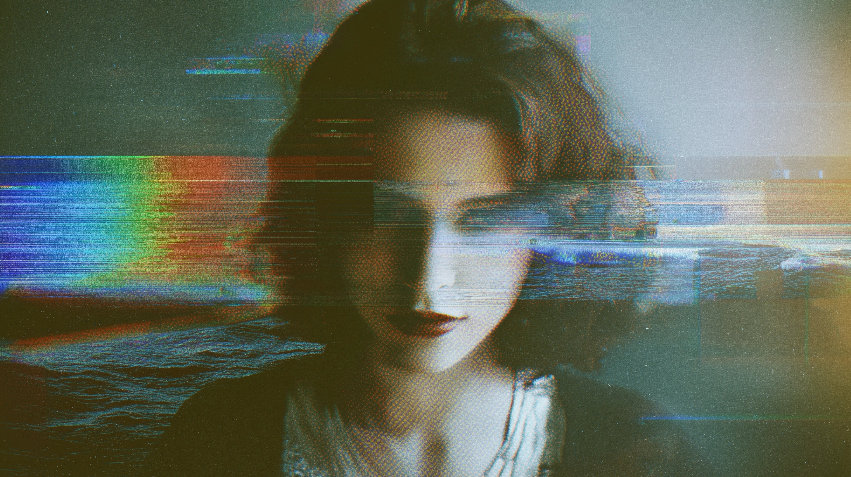 VHS glitch